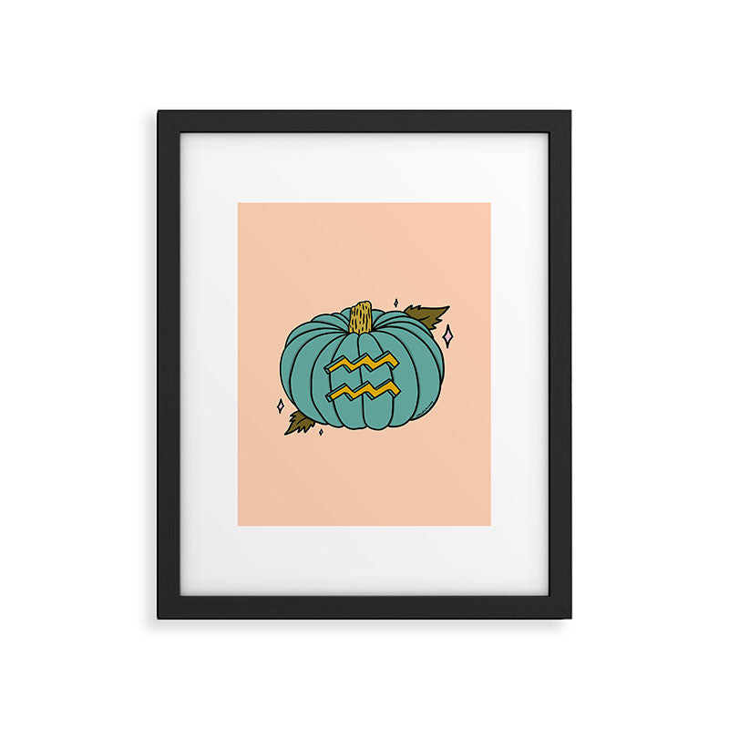 Aquarius Pumpkin Framed Art Print Gallery Image 6