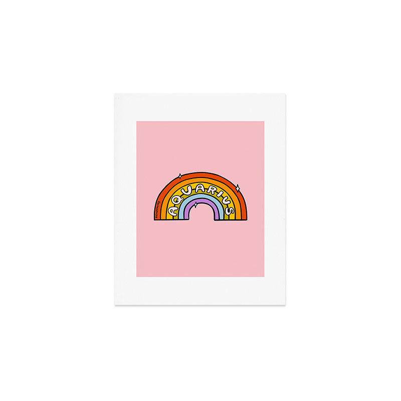 Aquarius Rainbow Art Print Gallery Image 1