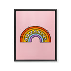 Aquarius Rainbow Framed Canvas Print Gallery Image 8