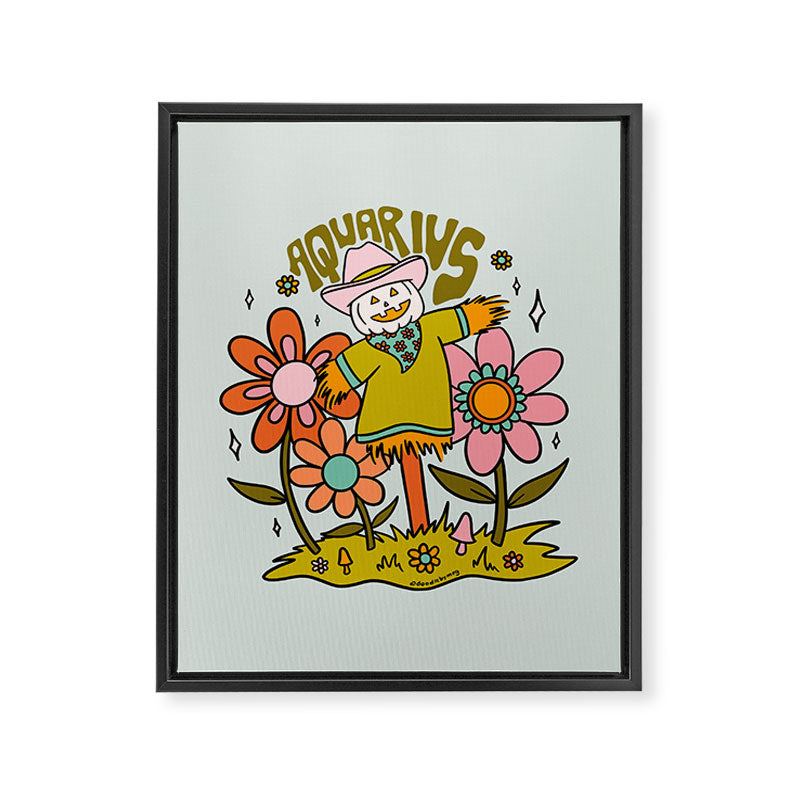 Aquarius Scarecrow Framed Canvas Print Gallery Image 8