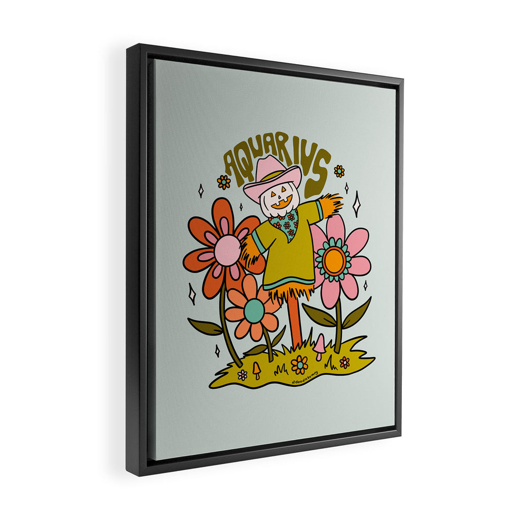 Aquarius Scarecrow Framed Canvas Print Gallery Image 2