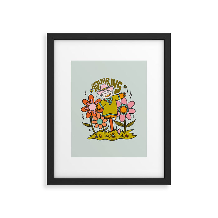 Aquarius Scarecrow Framed Art Print Gallery Image 1