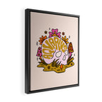 Aquarius Skull Framed Canvas Print Gallery Image 2