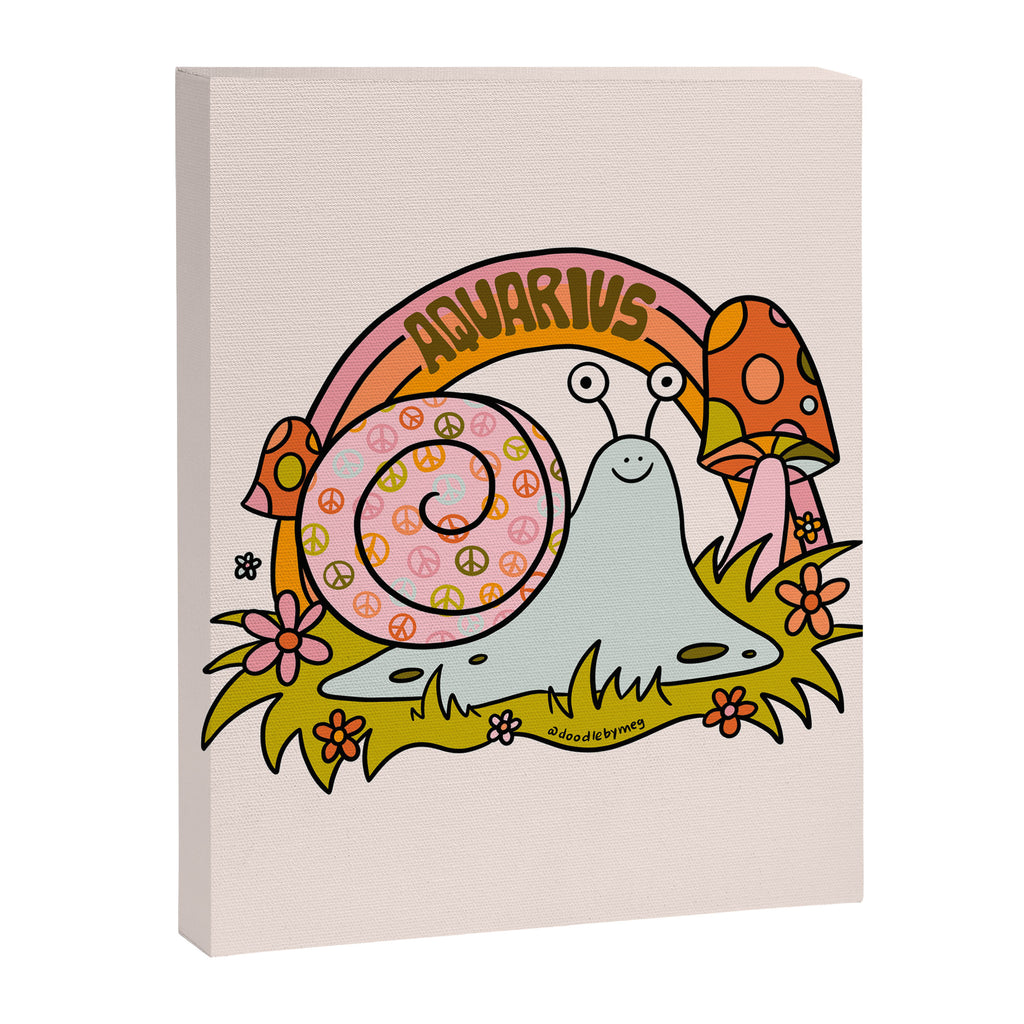 Aquarius Snail Canvas Print Gallery Image 8