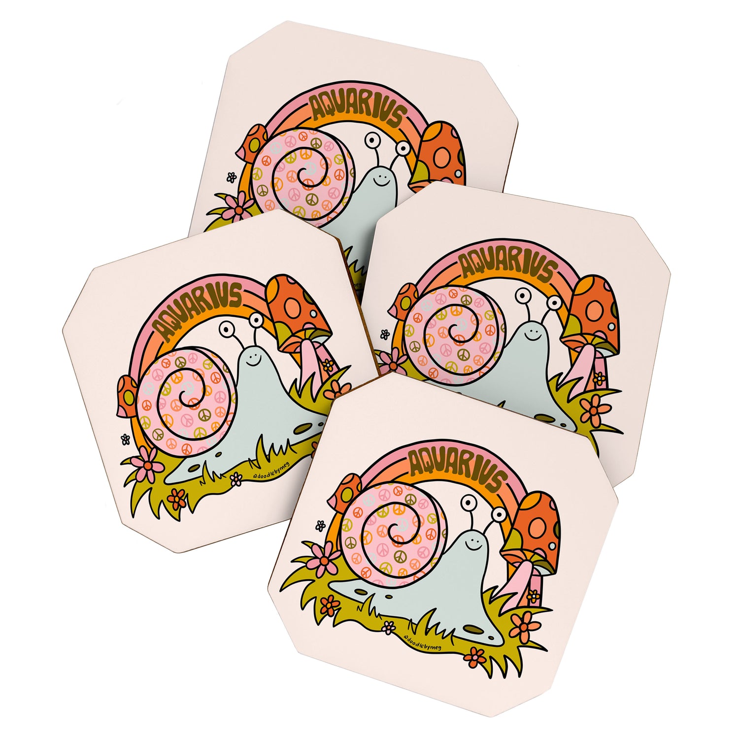Aquarius Snail Coaster Gallery Image 1