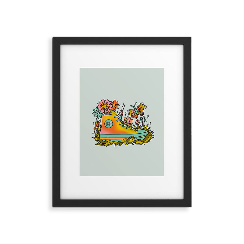 Aquarius Sneakers Framed Art Print Gallery Image 6