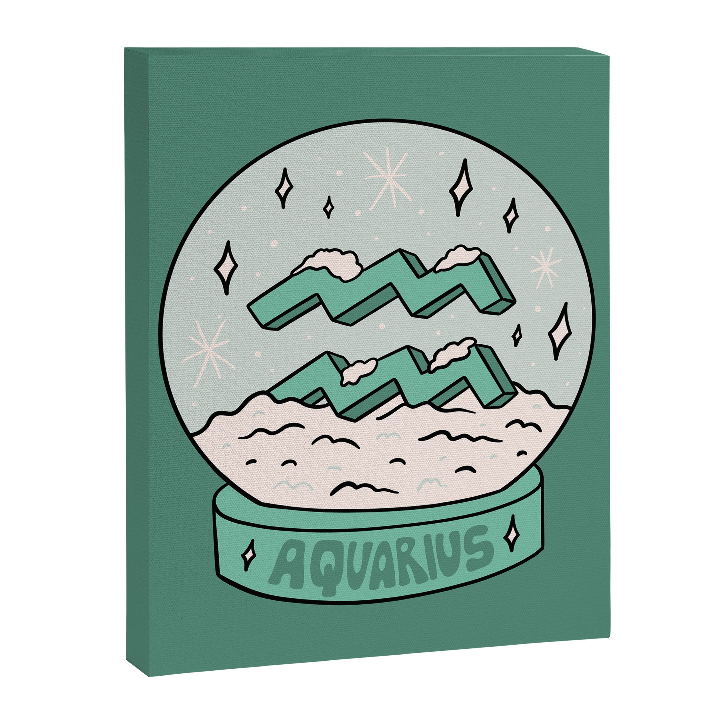 Aquarius Snow Globe Canvas Print Gallery Image 8
