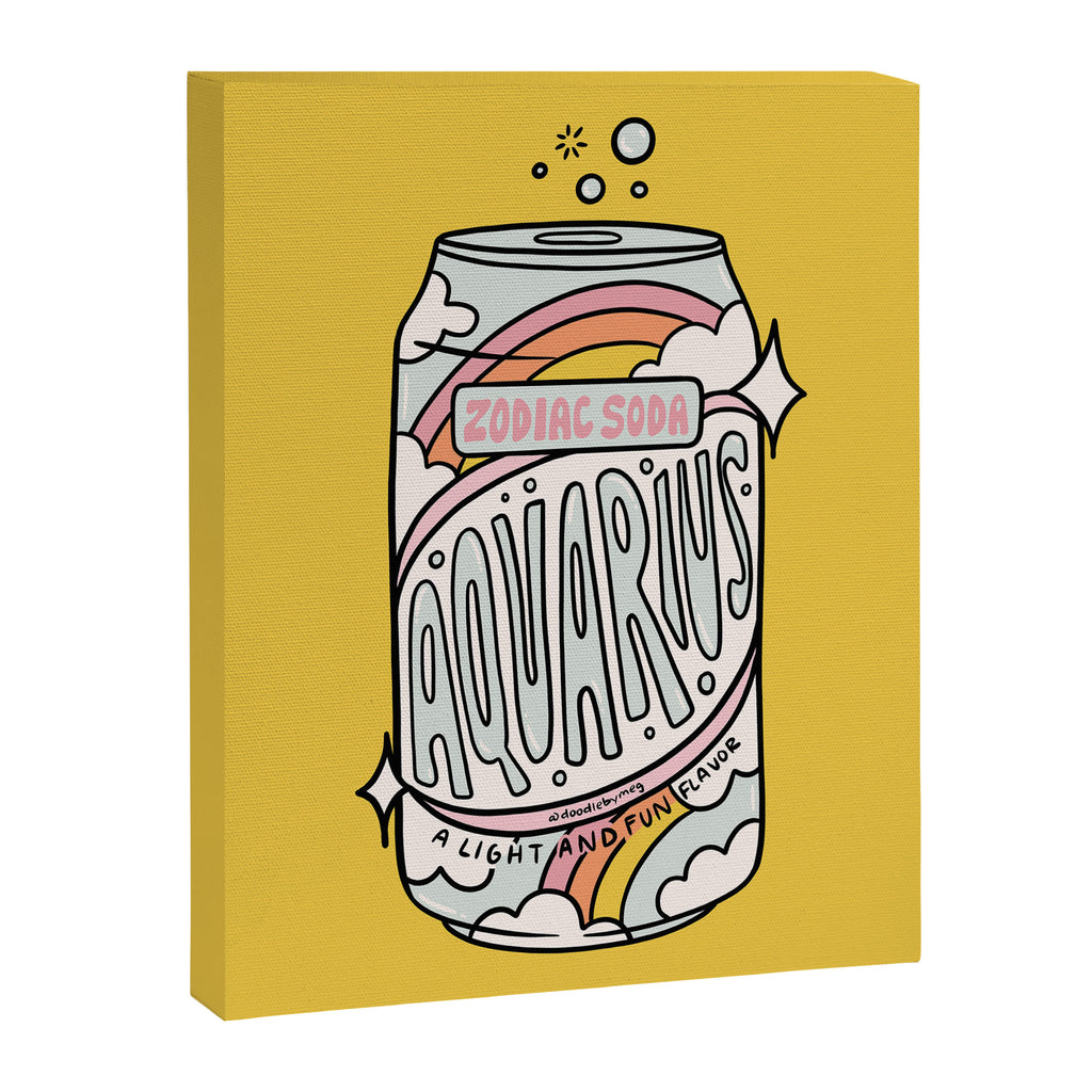 Aquarius Soda Canvas Print Gallery Image 6