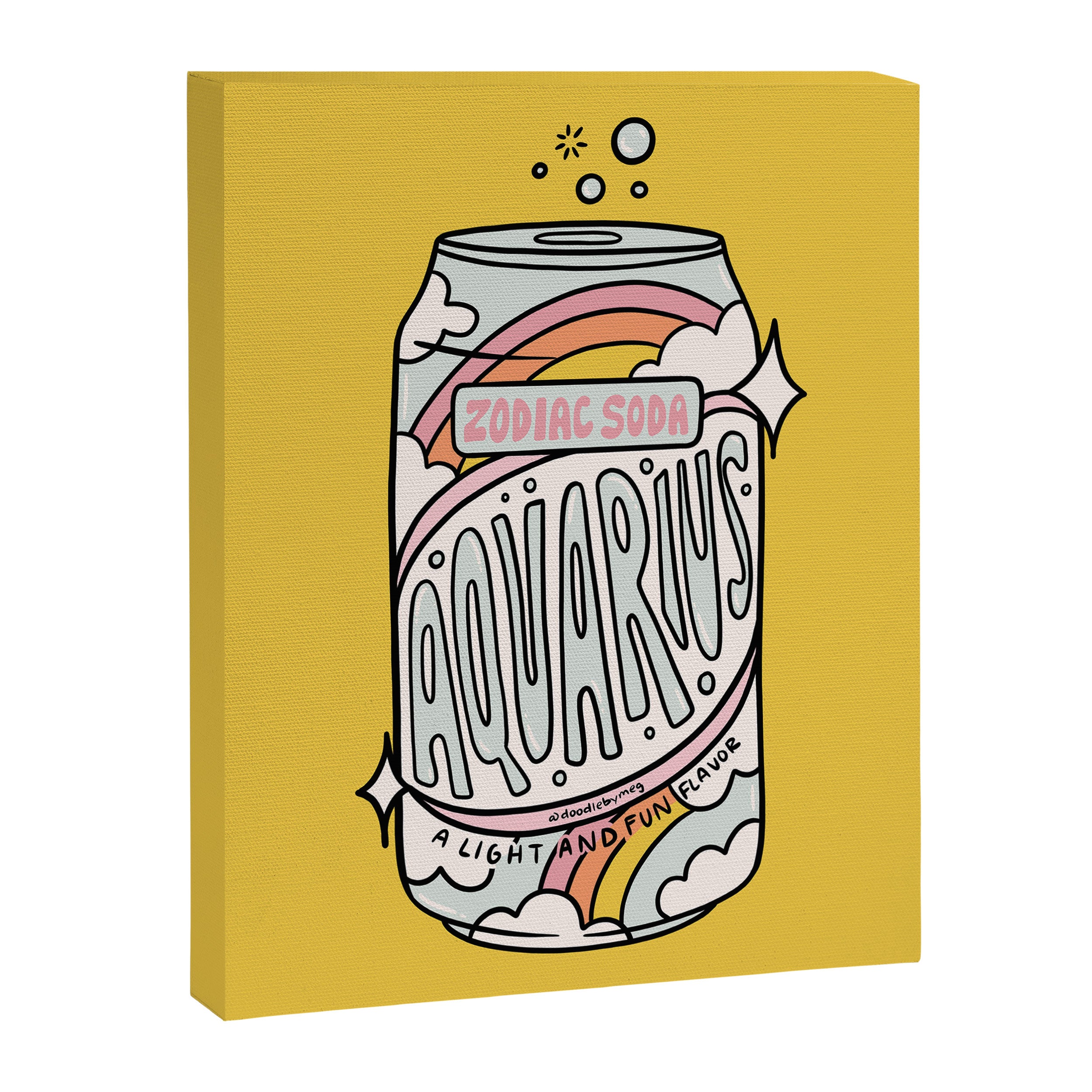 Aquarius Soda Canvas Print Gallery Image 6