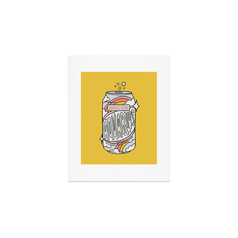 Aquarius Soda Art Print Gallery Image 1