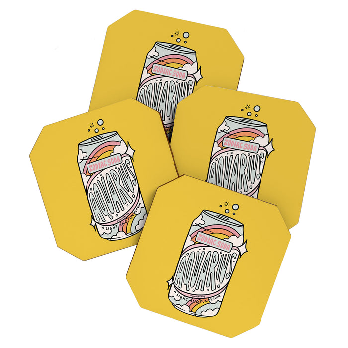 Aquarius Soda Coaster Gallery Image 1