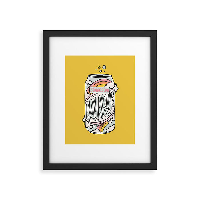 Aquarius Soda Framed Art Print Gallery Image 1