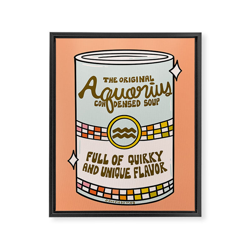 Aquarius Soup Framed Canvas Print Gallery Image 8