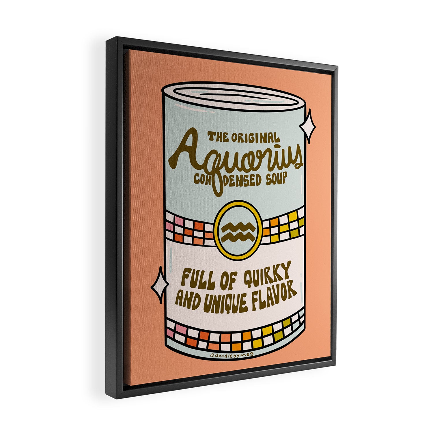 Aquarius Soup Framed Canvas Print Gallery Image 2