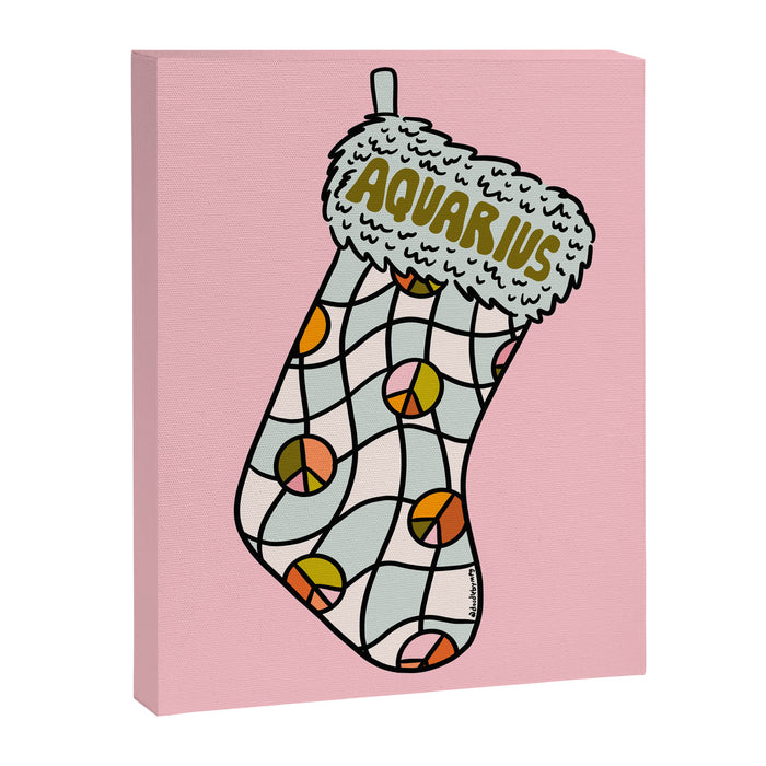 Aquarius Stocking Canvas Print Gallery Image 1