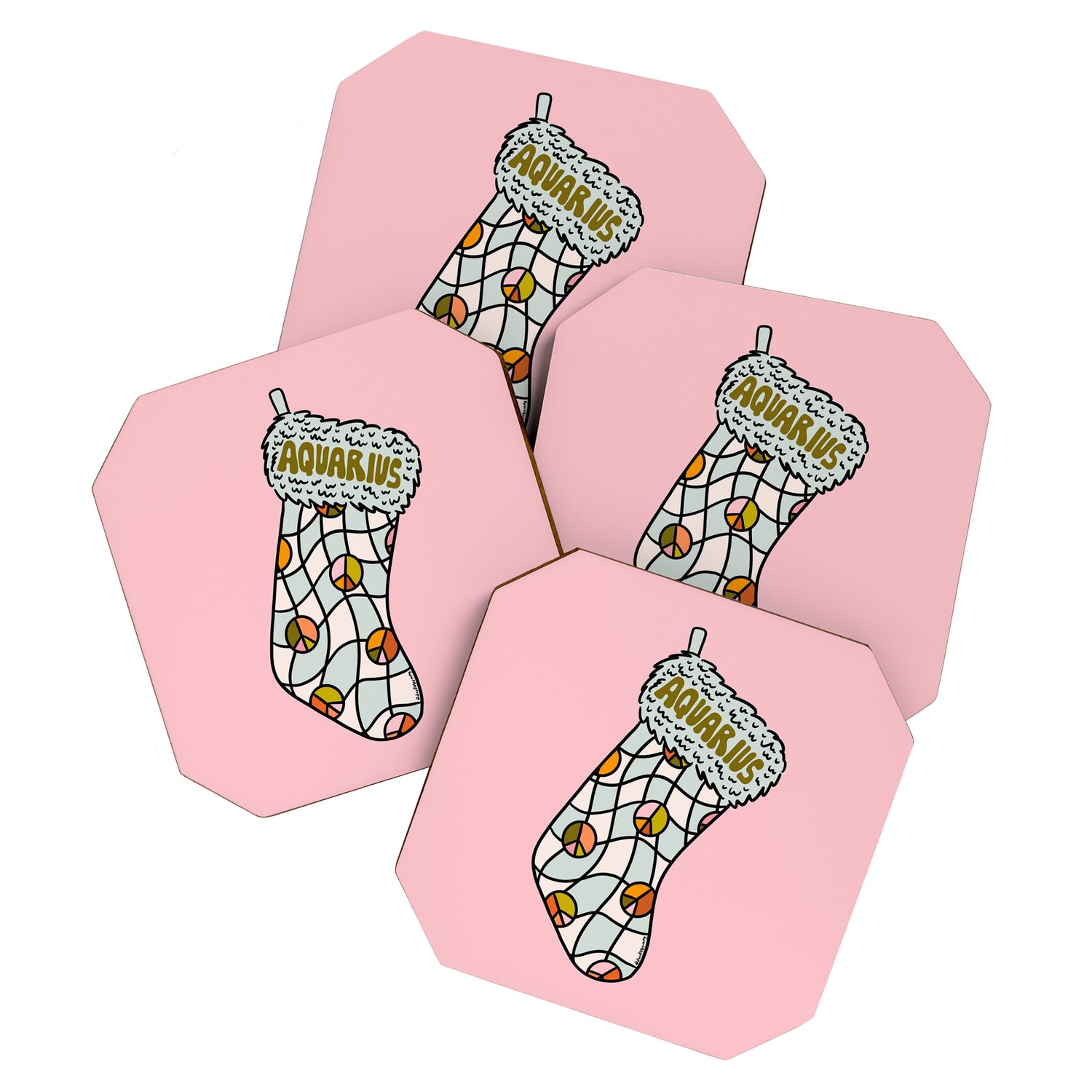 Aquarius Stocking Coaster Gallery Image 1