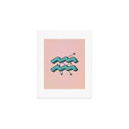 Aquarius Symbol Art Print Gallery Image 1