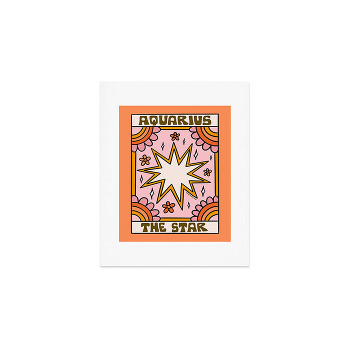 Aquarius Tarot Card Art Print Gallery Image 1