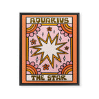 Aquarius Tarot Card Framed Canvas Print Gallery Image 8