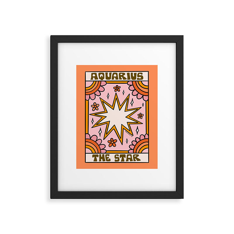 Aquarius Tarot Card Framed Art Print Gallery Image 6