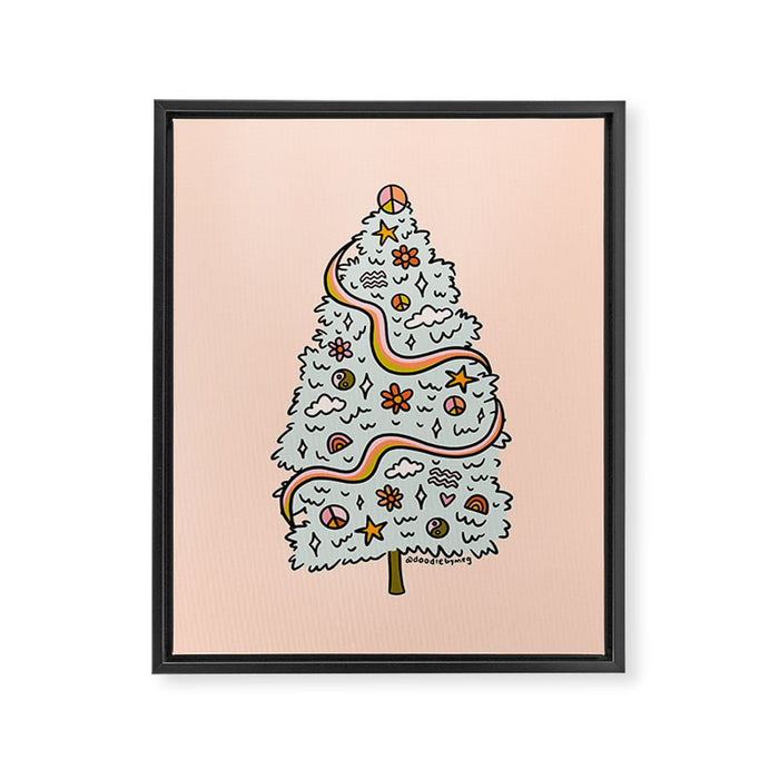 Aquarius Tree Framed Canvas Print Gallery Image 1