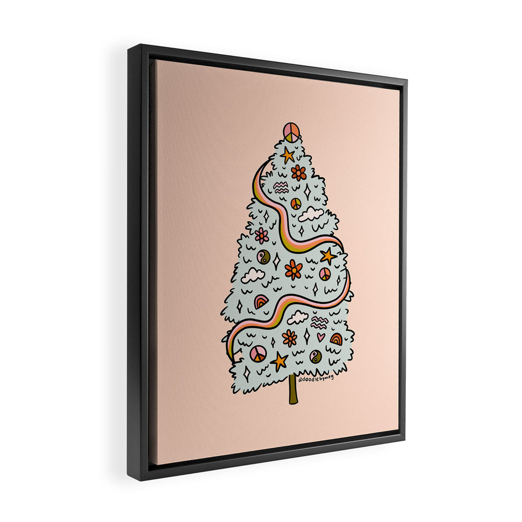 Aquarius Tree Framed Canvas Print Gallery Image 2