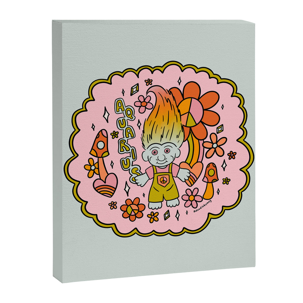 Aquarius Troll Canvas Print Gallery Image 8