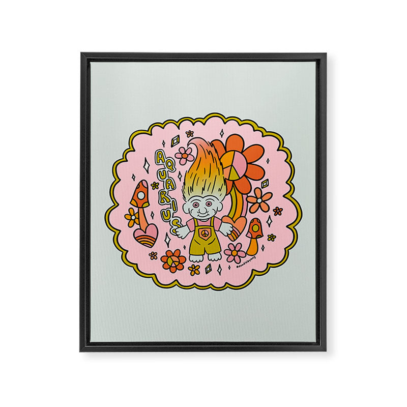 Aquarius Troll Framed Canvas Print Gallery Image 8
