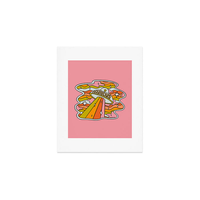 Aquarius UFO Art Print Gallery Image 1