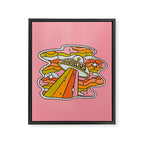Aquarius UFO Framed Canvas Print Gallery Image 8