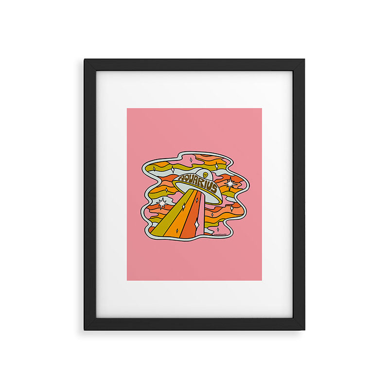 Aquarius UFO Framed Art Print Gallery Image 6
