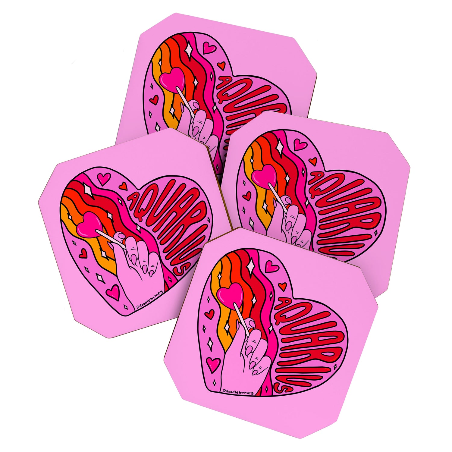 Aquarius Valentine Coaster Gallery Image 1