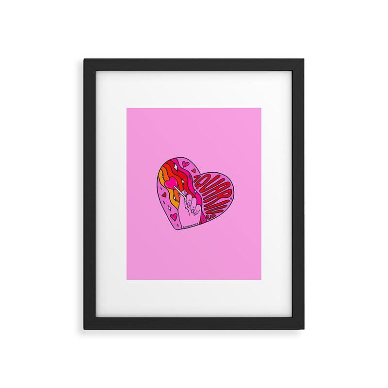 Aquarius Valentine Framed Art Print Gallery Image 6