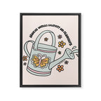 Aquarius Watering Can Framed Canvas Print Gallery Image 8