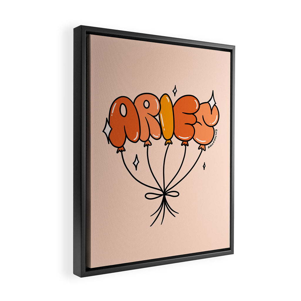 Aries Balloons Framed Canvas Print Gallery Image 2