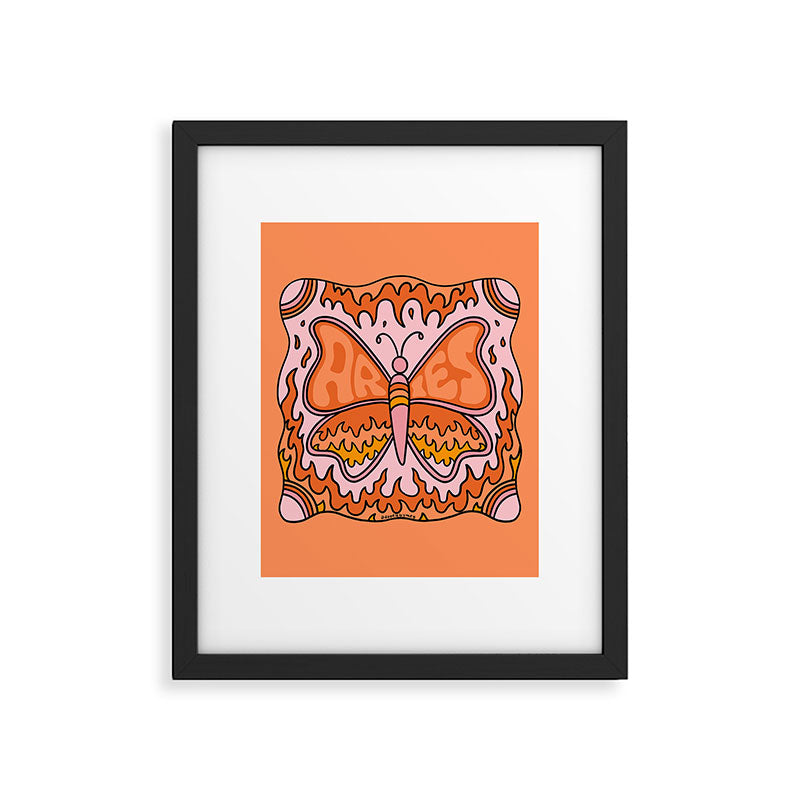 Aries Butterfly Framed Art Print Gallery Image 4