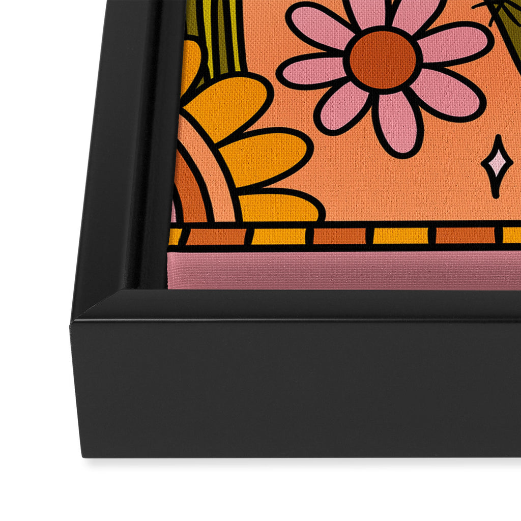 Aries Cactus Framed Canvas Print Gallery Image 3