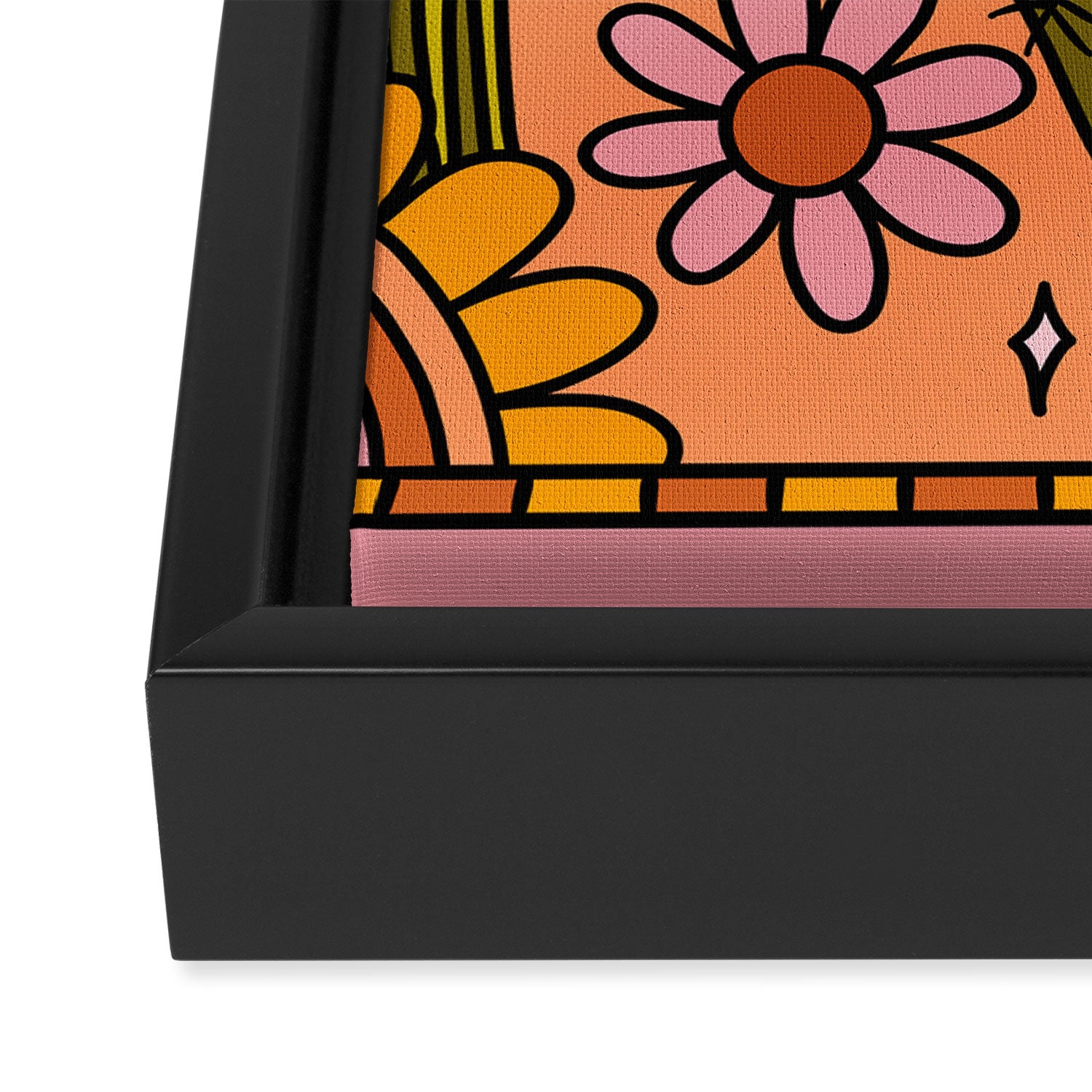 Aries Cactus Framed Canvas Print Gallery Image 3