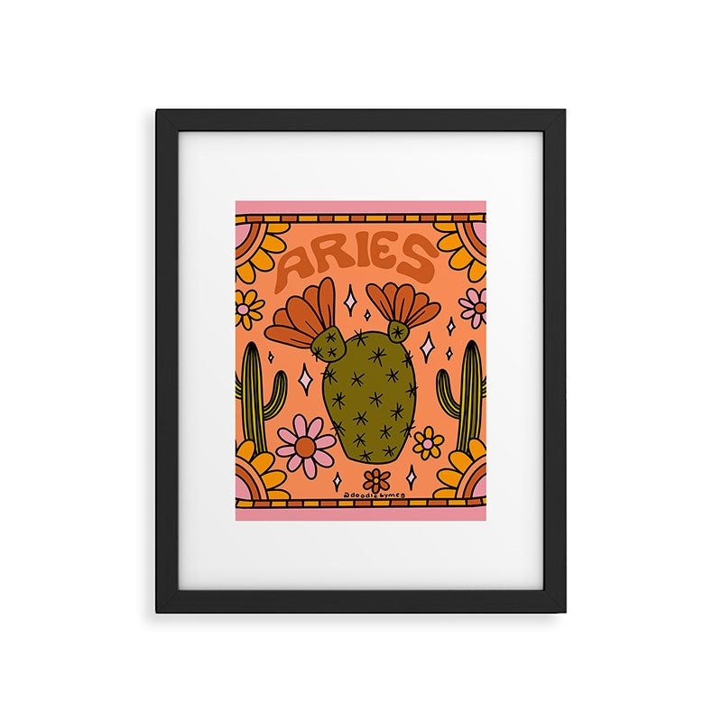 Aries Cactus Framed Art Print Gallery Image 6