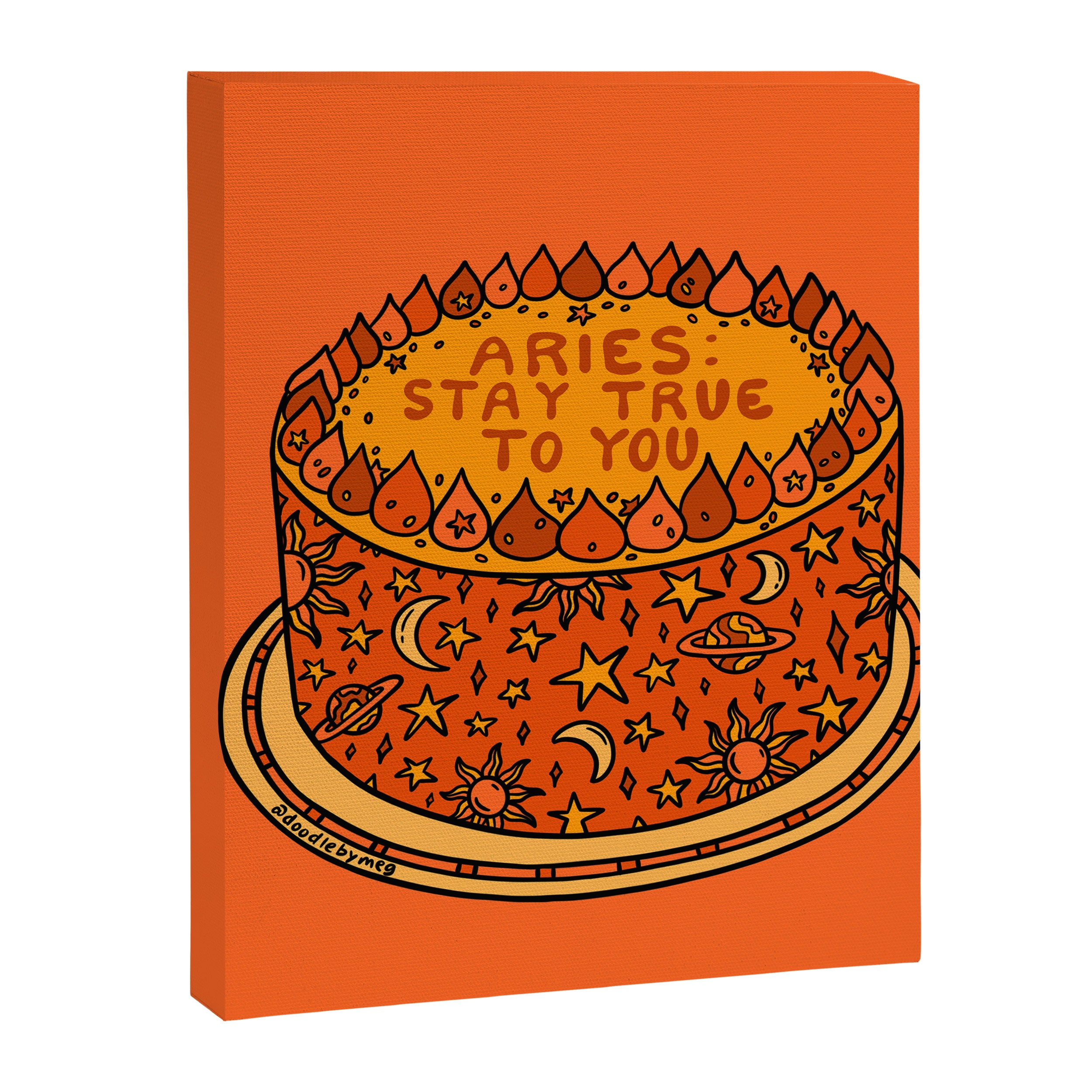Aries Cake Canvas Print Gallery Image 8