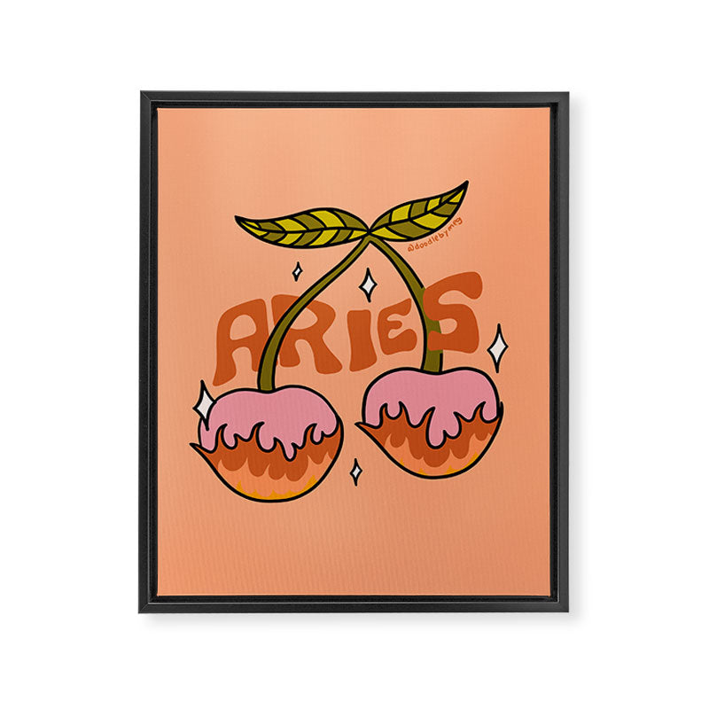Aries Cherries Framed Canvas Print Gallery Image 8