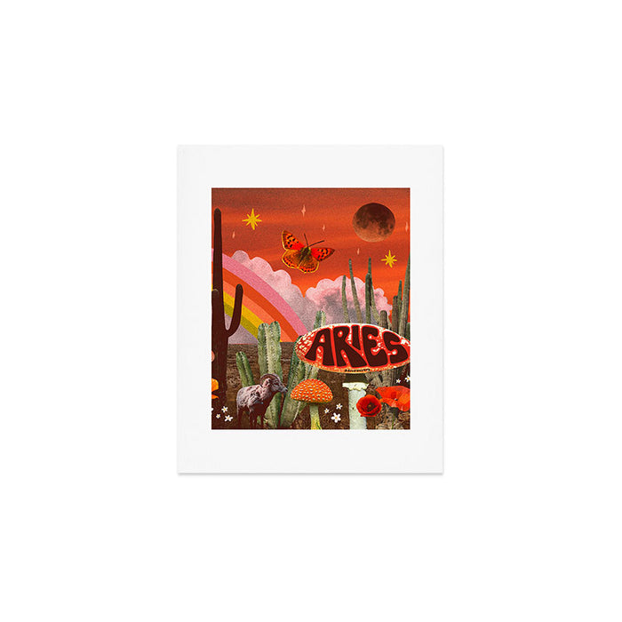 Aries Collage Art Print Gallery Image 1