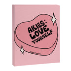 Aries Conversation Heart Canvas Print Gallery Image 8