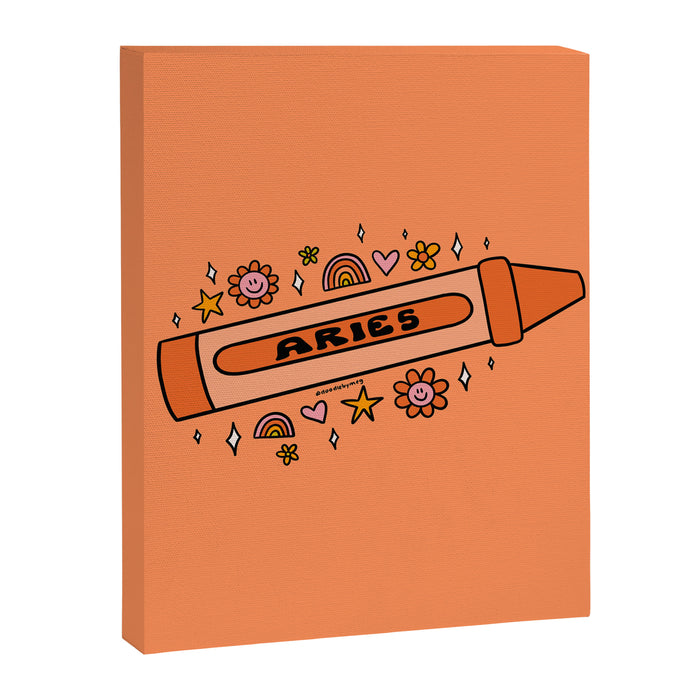 Aries Crayon Canvas Print Gallery Image 1