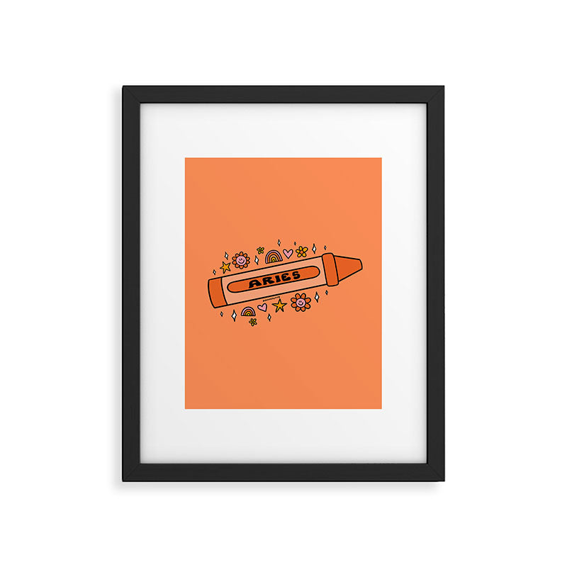 Aries Crayon Framed Art Print Gallery Image 6