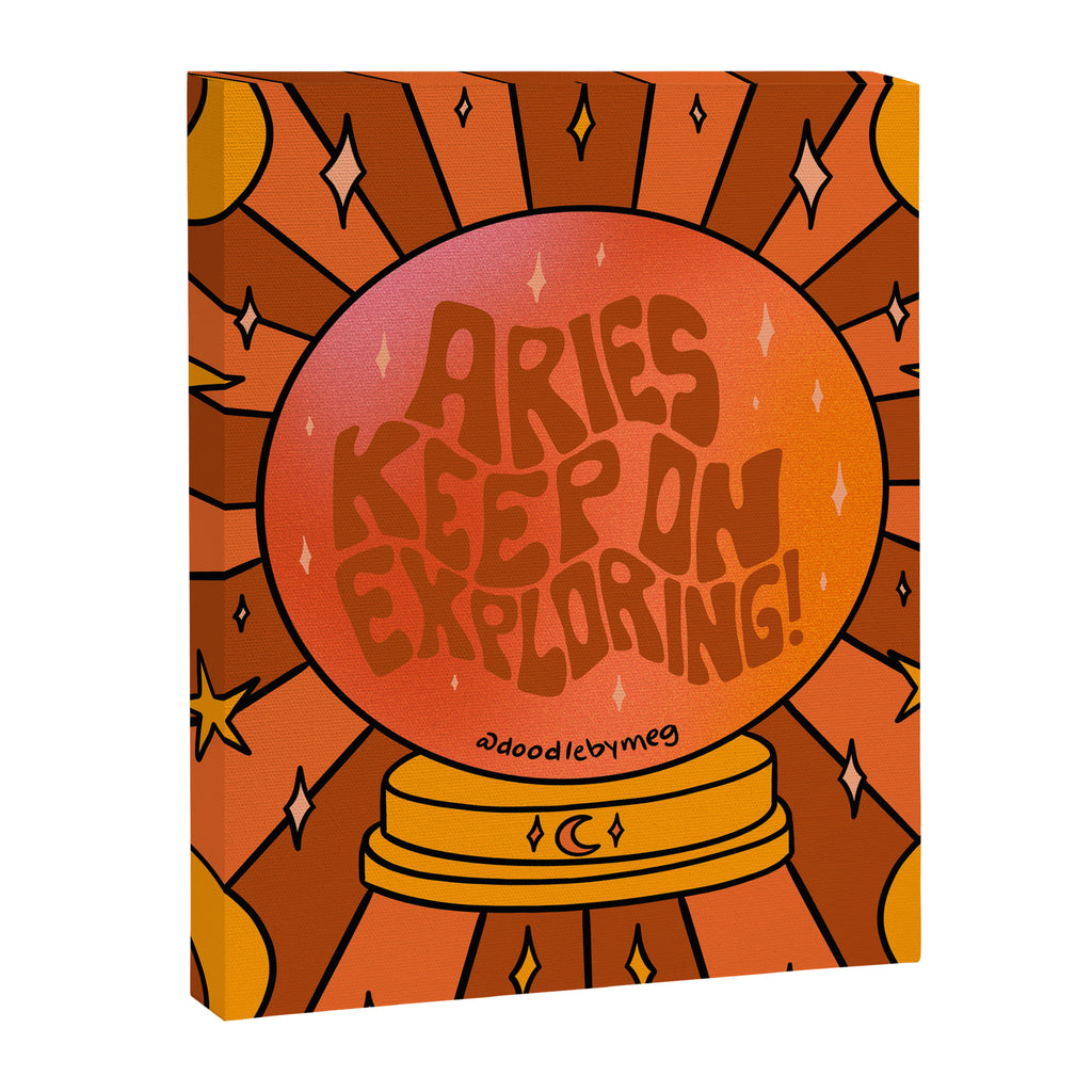 Aries Crystal Ball Canvas Print Gallery Image 8