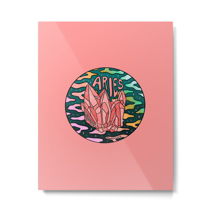 Aries Crystal Metal Print Gallery Image 1