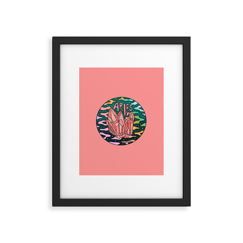 Aries Crystal Framed Art Print Gallery Image 6