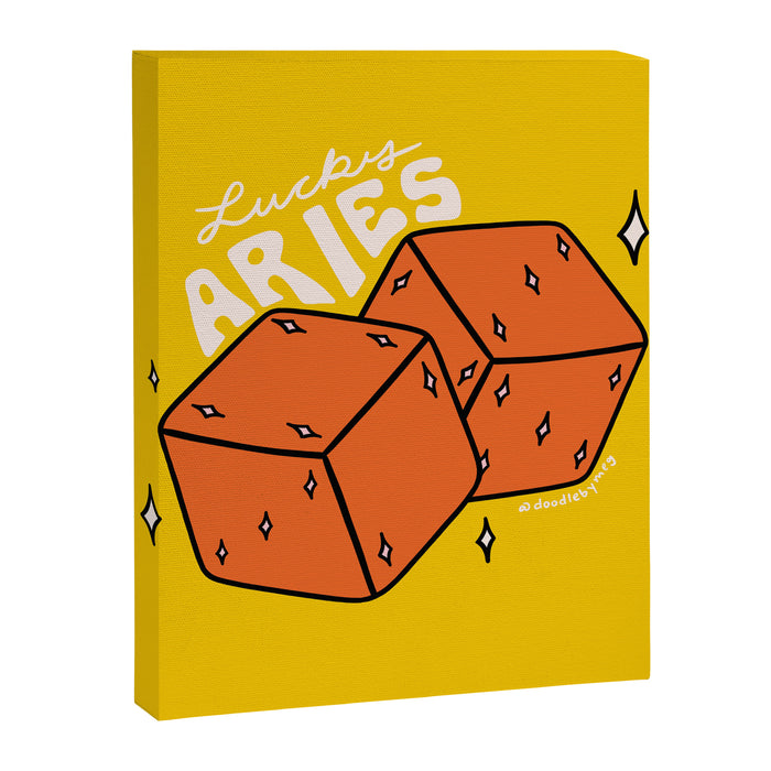 Aries Dice Canvas Print Gallery Image 1