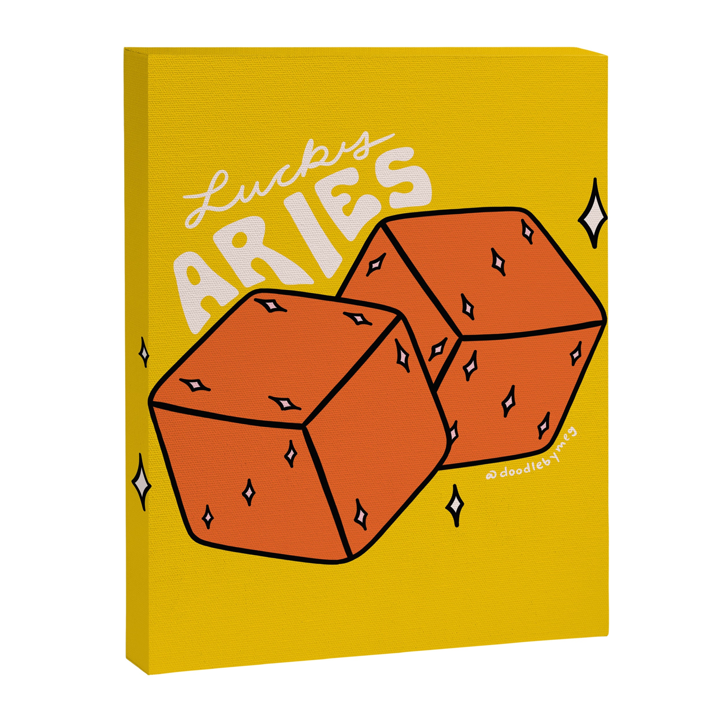 Aries Dice Canvas Print Gallery Image 8